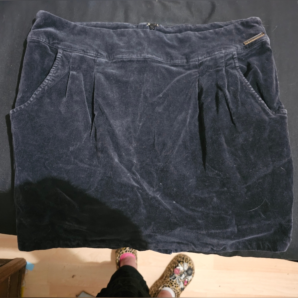 Marc Ecko brand courderoy skirt